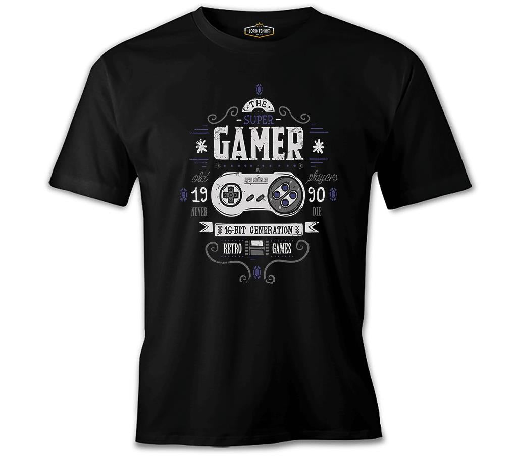 Oyun - 1990 Players Siyah Erkek Tshirt