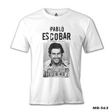Pablo Escobar - 128482 Beyaz Erkek Tshirt