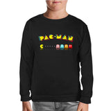Pac-Man - Enemy Black Kids Sweatshirt