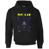 Pac-Man - Get Ready Siyah Erkek Fermuarsız Kapşonlu