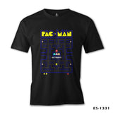 Pac-Man - Get Ready Siyah Erkek Tshirt