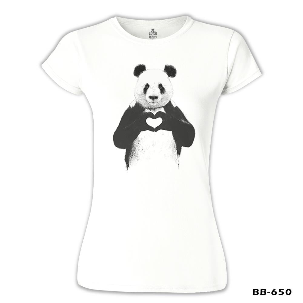 Panda - All u Need White Women's Tshirt