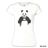 Panda - All u Need Beyaz Kadın Tshirt