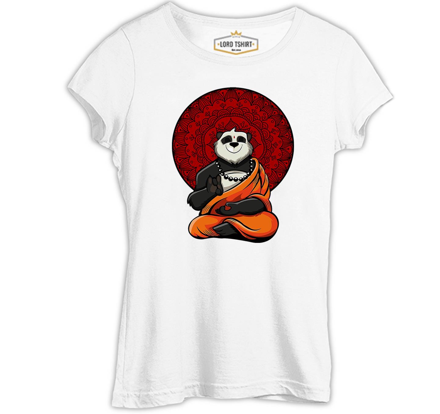 Panda Yoga White Women's Tshirt