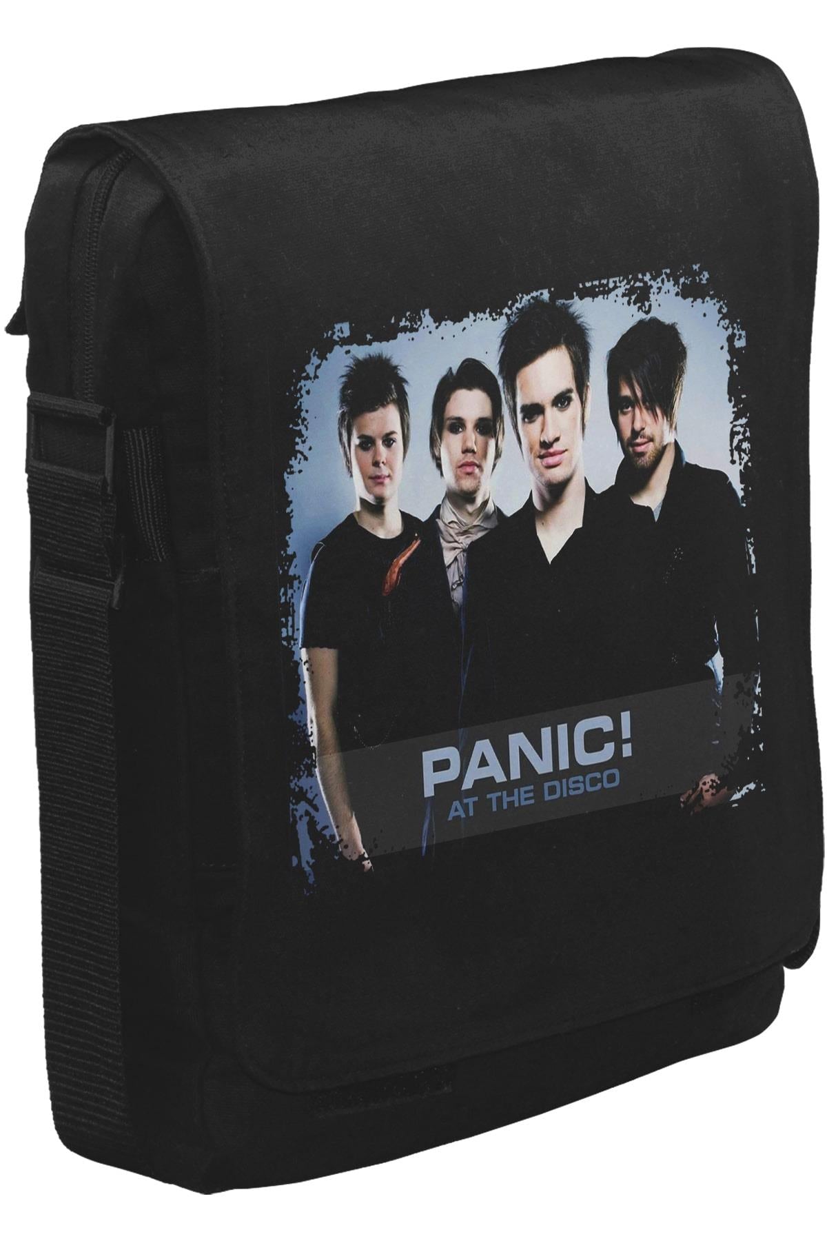 Panic! at the Disco Unisex Siyah Postacı Çanta