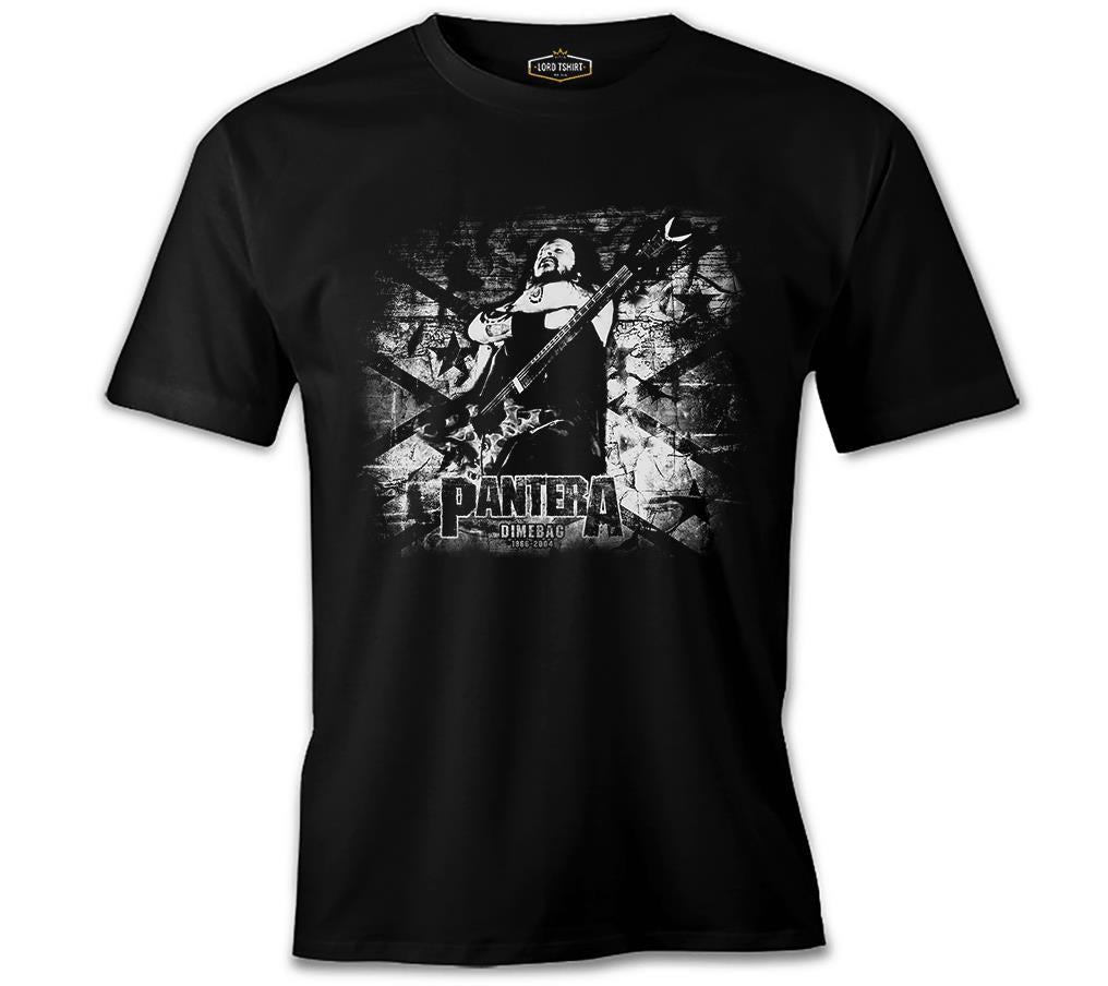 Pantera - Dimebag Rocks Siyah Erkek Tshirt