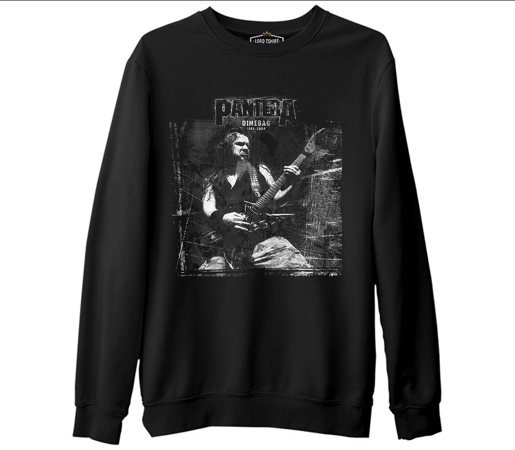 Pantera - Dimebag Scratch Siyah Erkek Kalın Sweatshirt