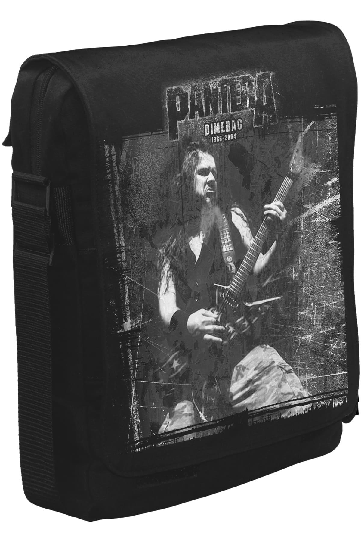 Pantera - Dimebag Scratch Unisex Black Messenger Bag 