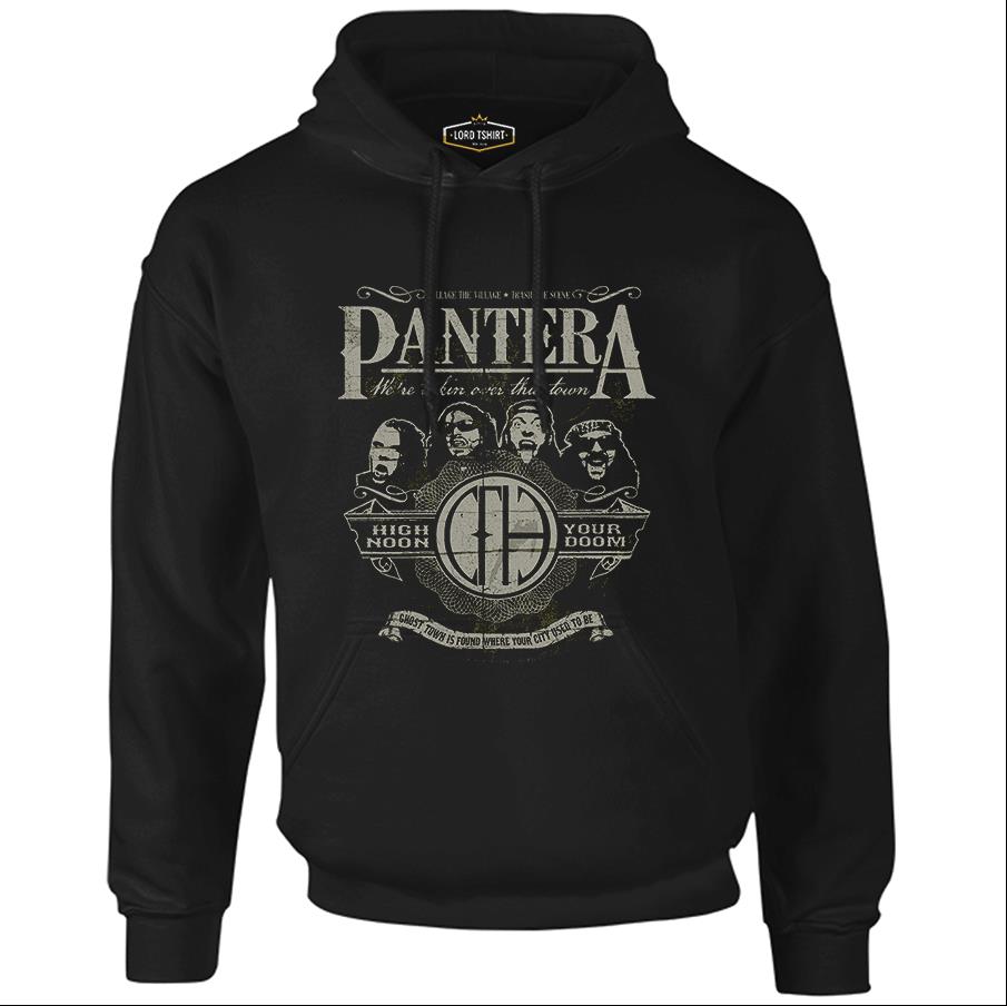 Pantera - High Noon Black Men's Zipperless Hoodie