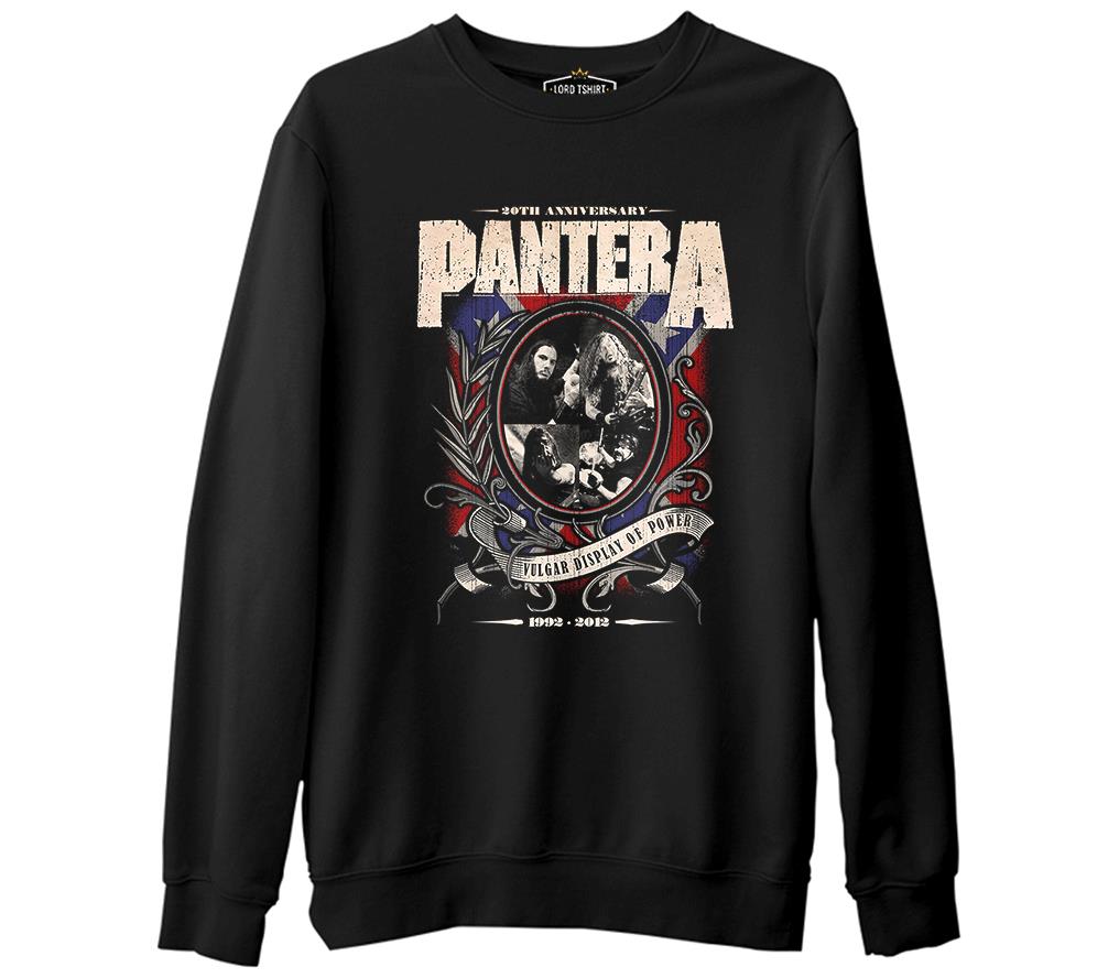 Pantera - Vulgar Display of Power  Siyah Erkek Kalın Sweatshirt