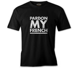 Pardon my French Black Men's Tshirt