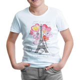 Paris - L'amour Beyaz Çocuk Tshirt