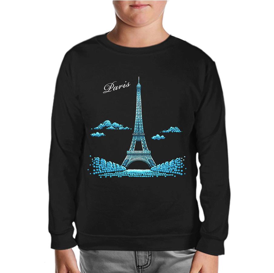 Parisian Black Kids Sweatshirt