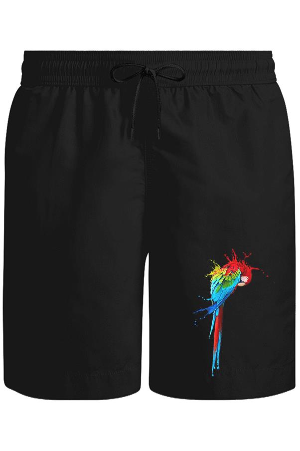 Parrot Unisex Siyah Şort