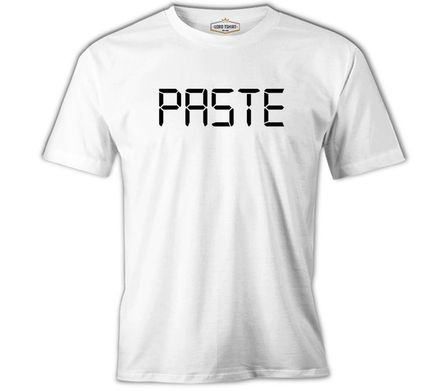 Paste Beyaz Erkek Tshirt