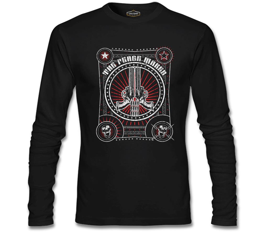 Peace and War Black Men's Sweatshirt