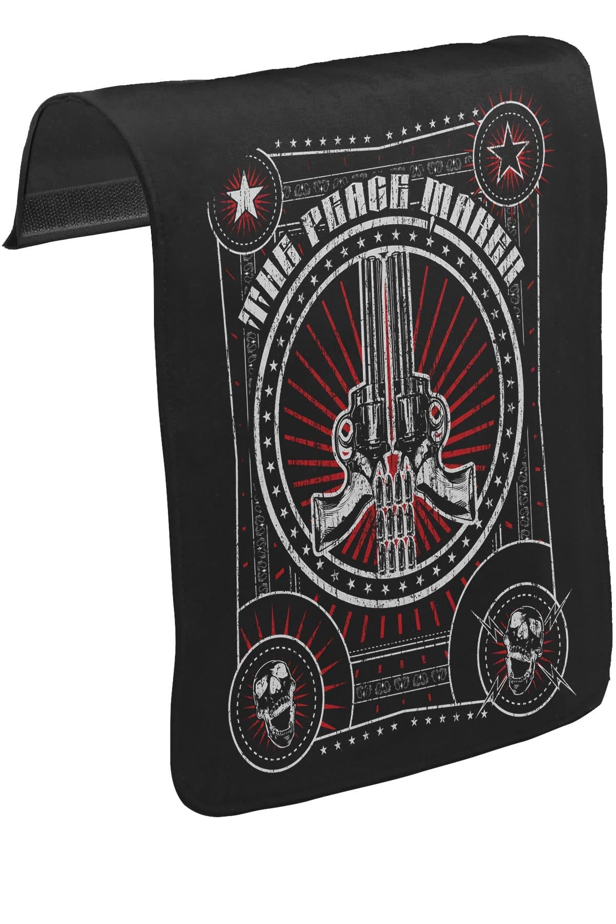 Peace and War Unisex Siyah Tak-Çıkar Postacı Çanta Kapağı CK-137