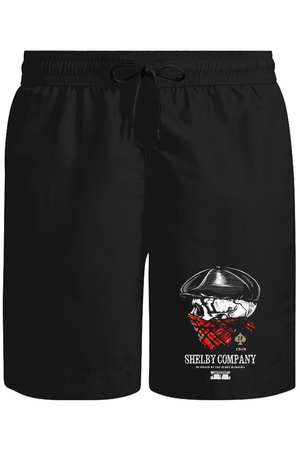 Peaky Blinders - Birmingham Unisex Siyah Şort