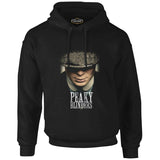 Peaky Blinders - Button Black Men's Zipperless Hoodie