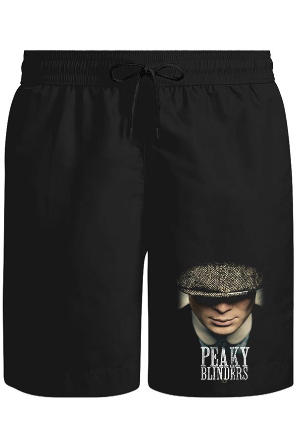 Peaky Blinders - Button Unisex Siyah Şort