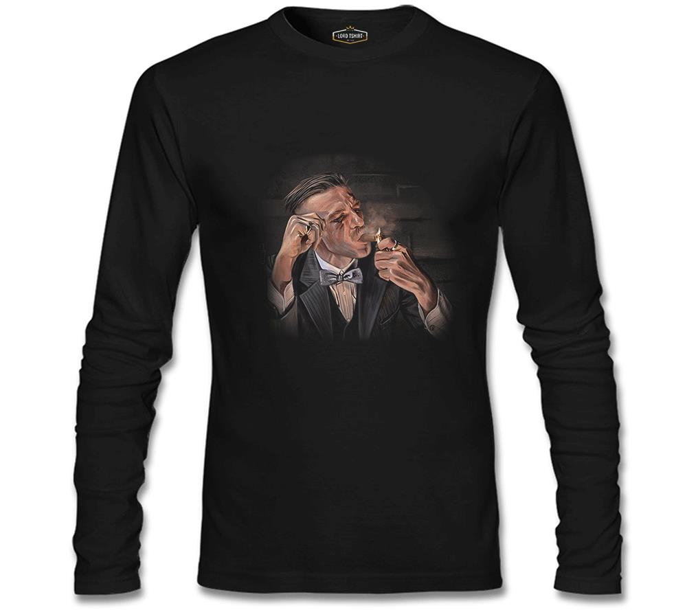 Peaky Blinders - Lit Siyah Erkek Sweatshirt