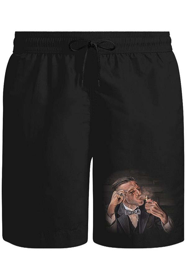 Peaky Blinders - Lit Unisex Black Shorts 