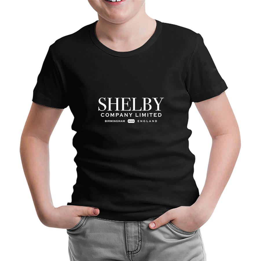 Peaky Blinders - Shelby Siyah Çocuk Tshirt