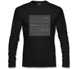 Pencere Çizgi Siyah Erkek Sweatshirt