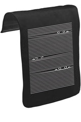 Window Stripe Unisex Black Snap-On Messenger Bag Cover CK-1657 