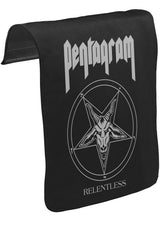 Pentagram - Relentless Unisex Siyah Tak-Çıkar Postacı Çanta Kapağı CK-495