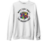 Pet Shop Boys - Actually Beyaz Kalın Sweatshirt