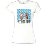 Pet Shop Boys - Super Beyaz Kadın Tshirt