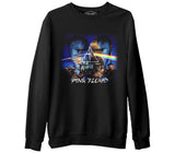Pink Floyd - Above the Light  Siyah Erkek Kalın Sweatshirt