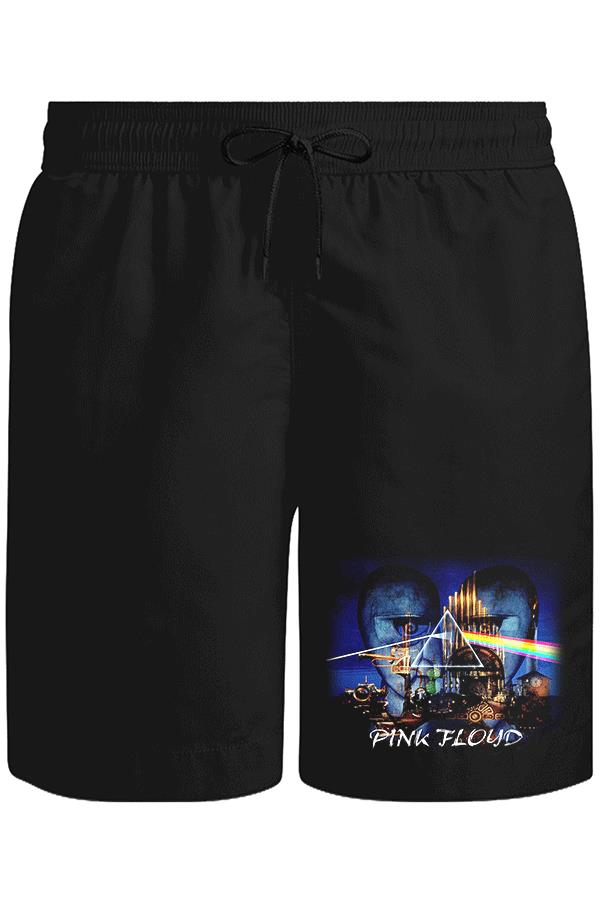 Pink Floyd - Above the Light Unisex Siyah Şort