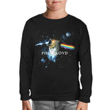 Pink Floyd - Above the Moon Siyah Çocuk Sweatshirt