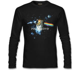 Pink Floyd - Above the Moon Siyah Erkek Sweatshirt