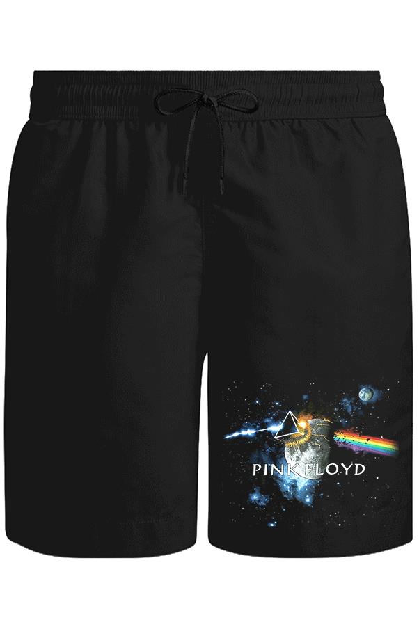 Pink Floyd - Above the Moon Unisex Siyah Şort