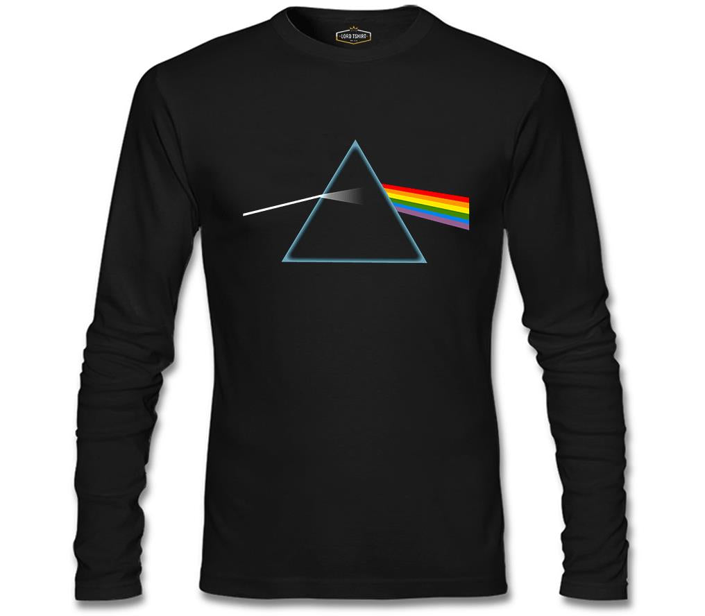 Pink Floyd - Dark Side of the Moon Siyah Erkek Sweatshirt
