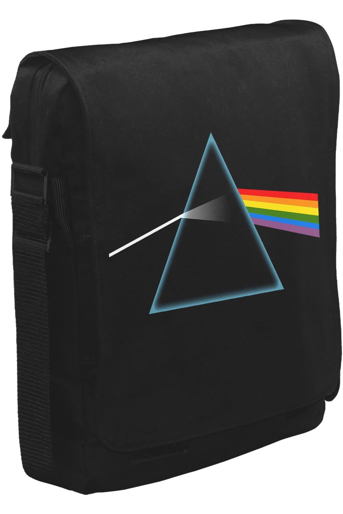 Pink Floyd - Dark Side of the Moon Unisex Siyah Postacı Çanta