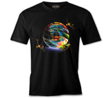 Pink Floyd - Earth Siyah Erkek Tshirt