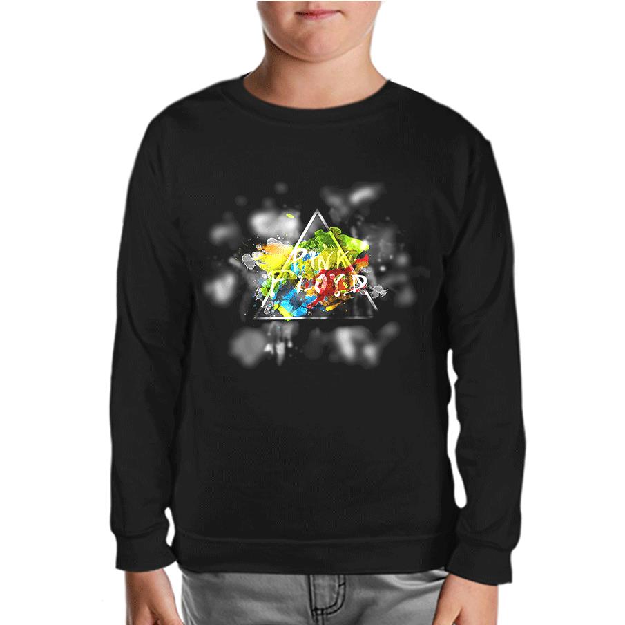 Pink Floyd Siyah Çocuk Sweatshirt