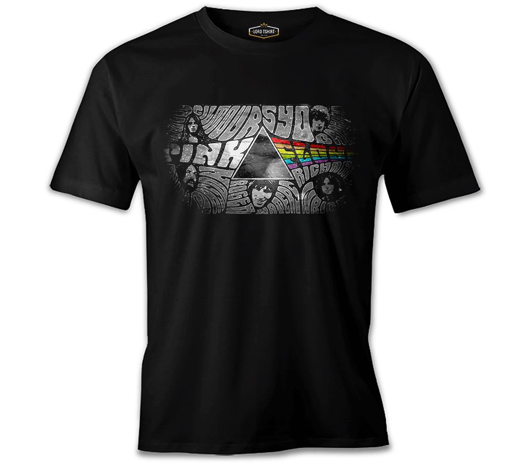 Pink Floyd - The Pink Side Siyah Erkek Tshirt