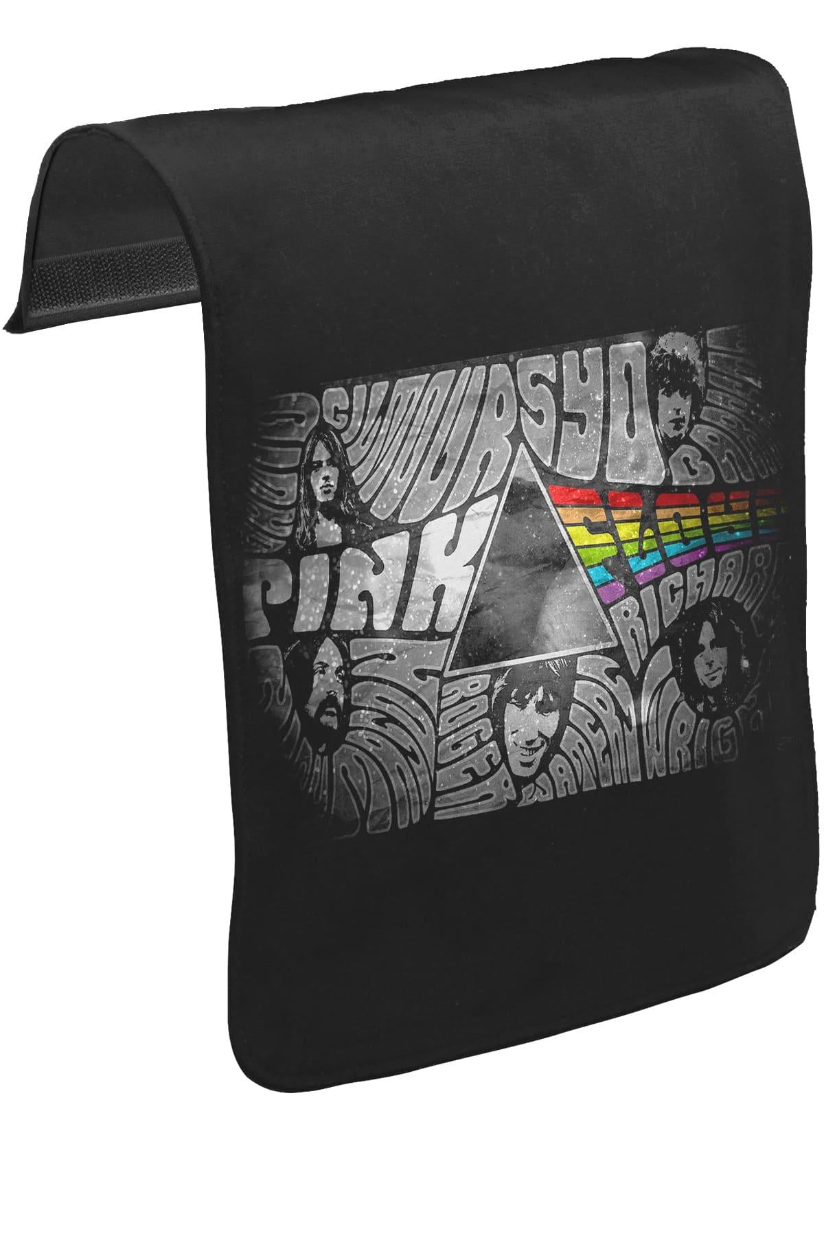 Pink Floyd - The Pink Side Unisex Black Snap-On Messenger Bag Cover CK-835 