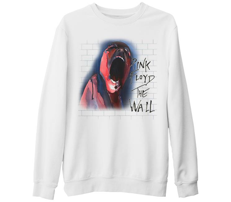 Pink Floyd - The Wall Beyaz Kalın Sweatshirt