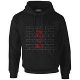 Pink Floyd - The Wall on The Wall Black Men's Zipperless Hoodie