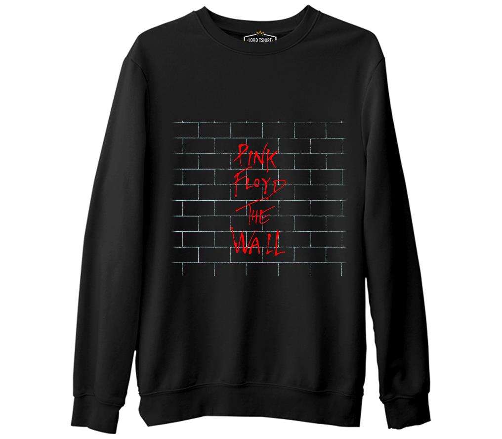 Pink Floyd - The Wall on The Wall Black Men's Thick Sweatshirt
