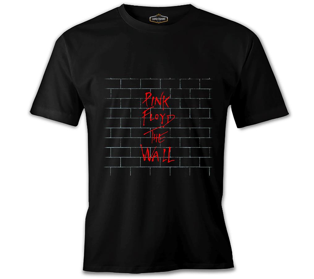 Pink Floyd - The Wall on The Wall Black Men's Tshirt