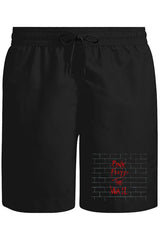 Pink Floyd - The Wall on The Wall Unisex Siyah Şort