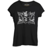 Pirate Skulls Black Women's Tshirt