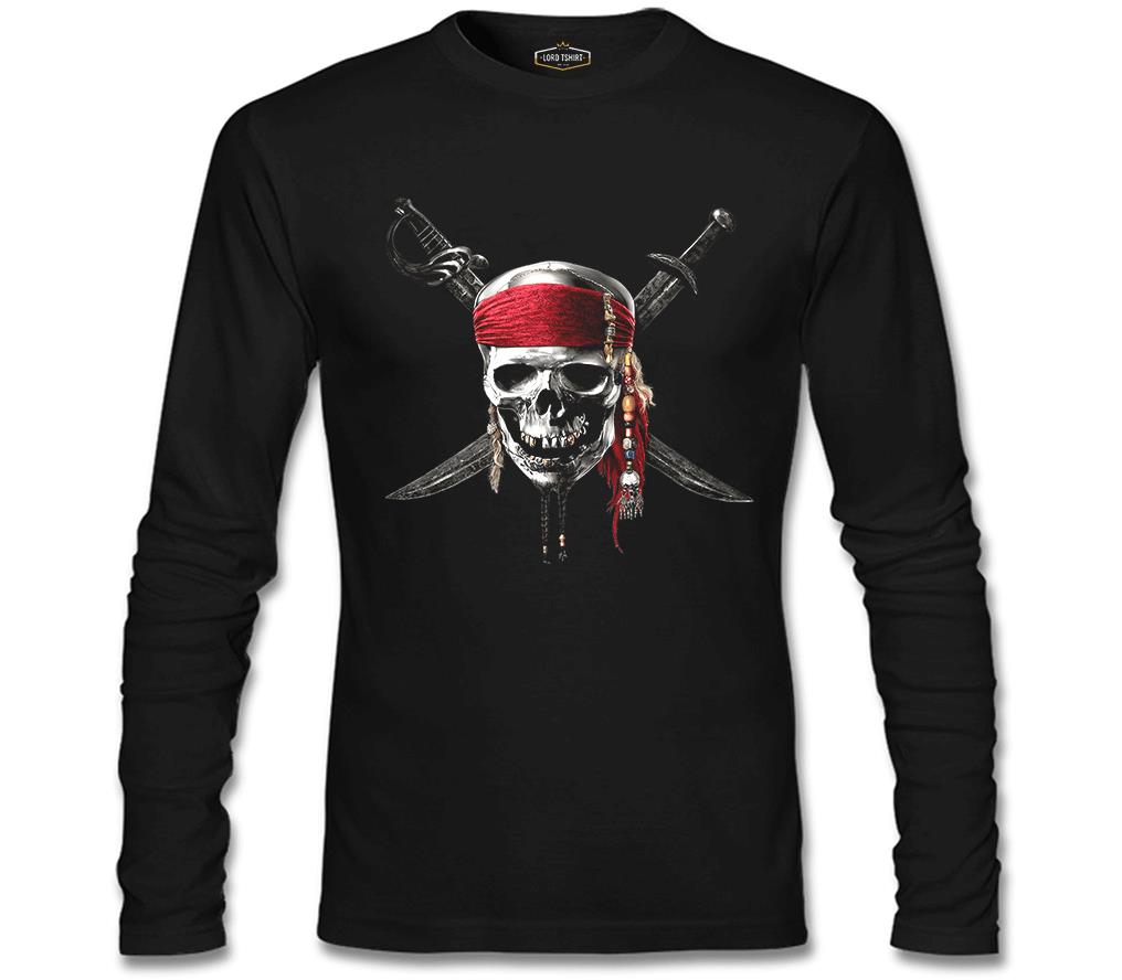 Pirates of Caribbean Skull Black Men's Sweatshirt